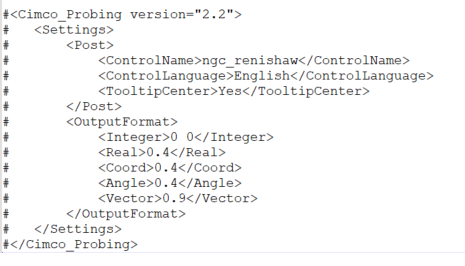 Probing XML configuration - Control